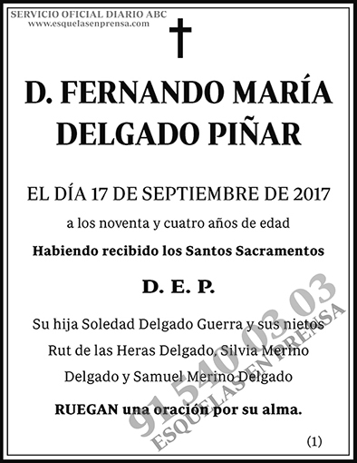 Fernando María Delgado Piñar
